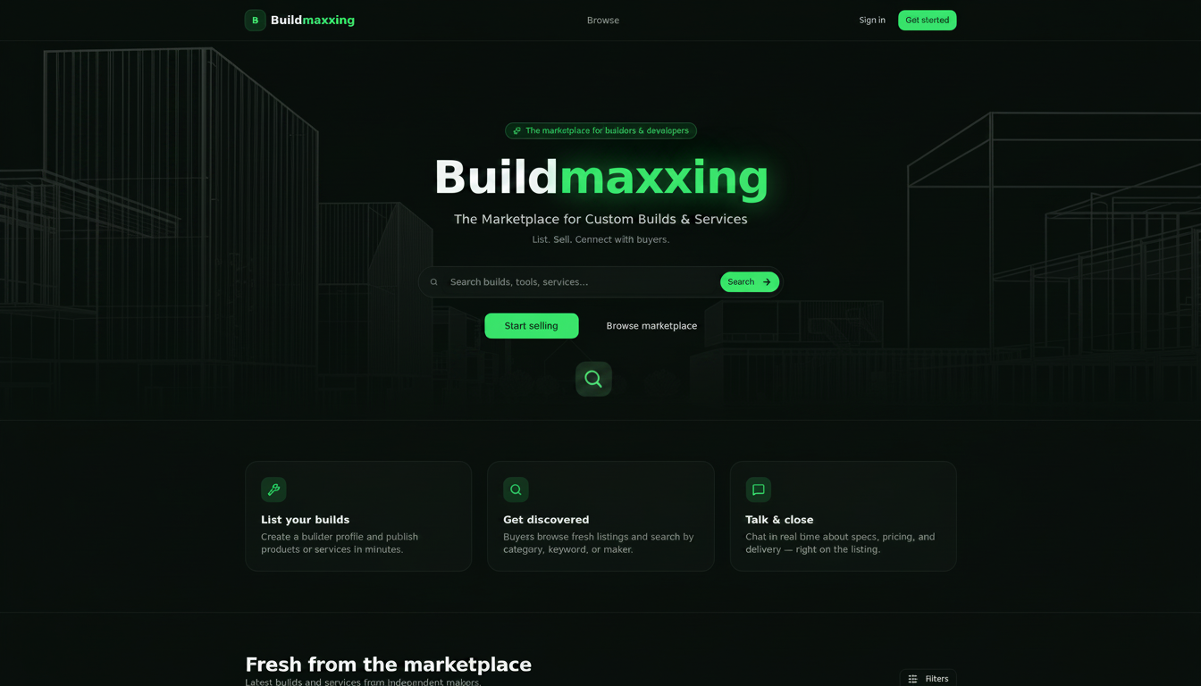 The Marketplace for Custom Builds & Services