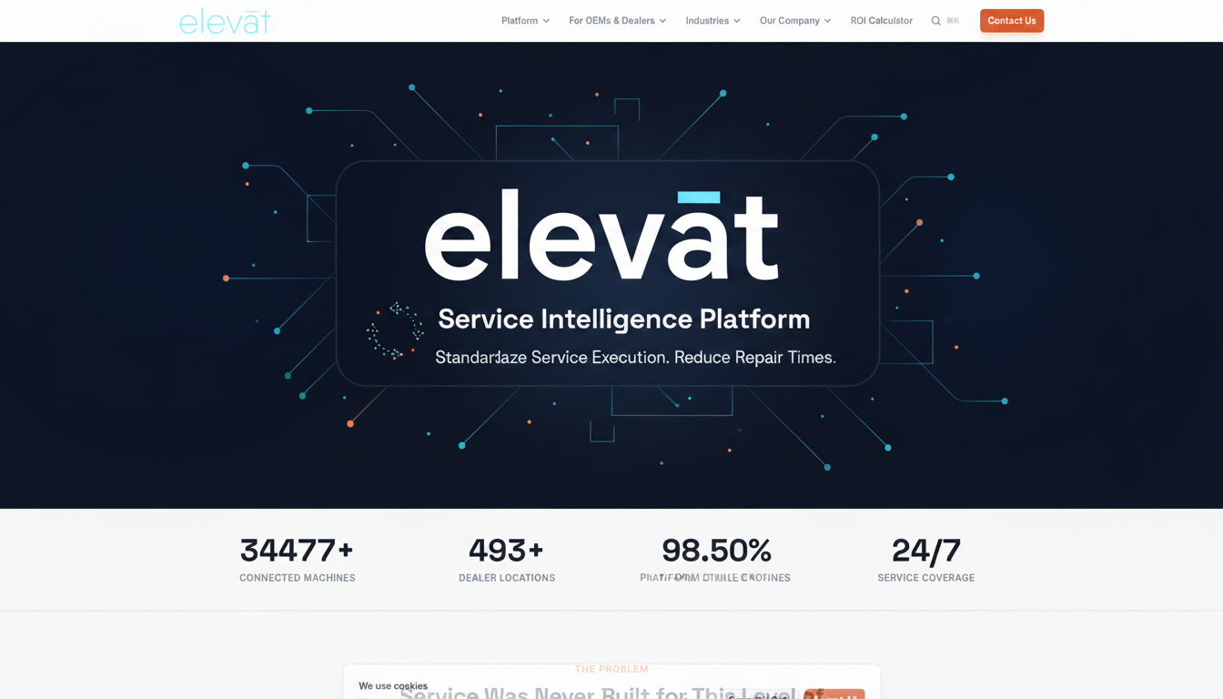 Platform Overview | Elevāt | Service Intelligence for OEMs