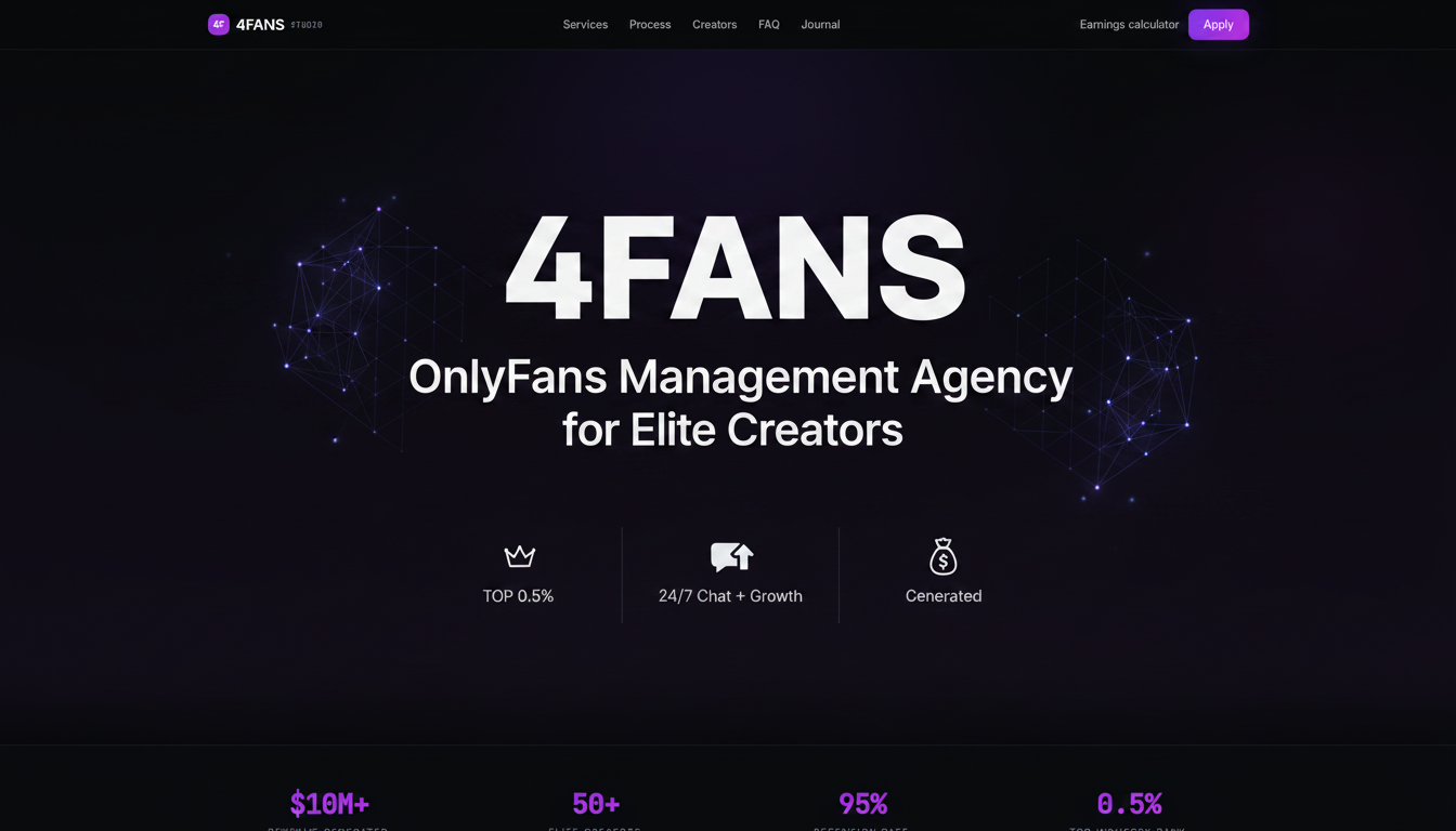 4FANS — OnlyFans Management Agency for Elite Creators