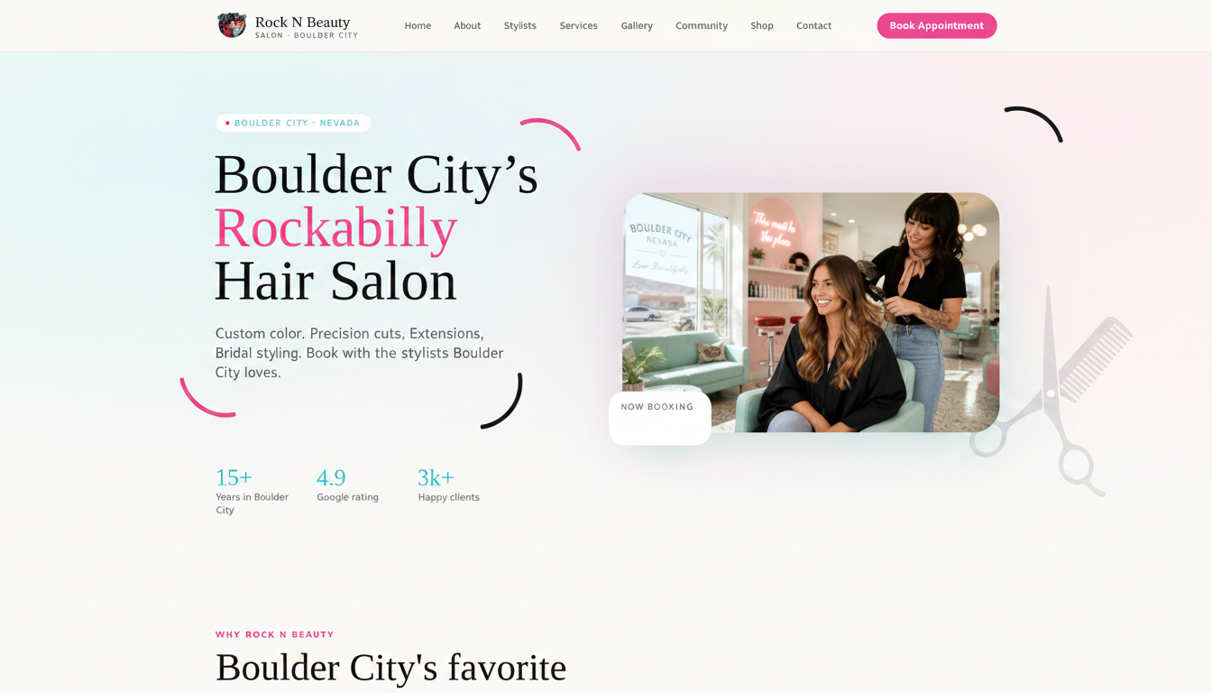 Rock N Beauty Salon cover