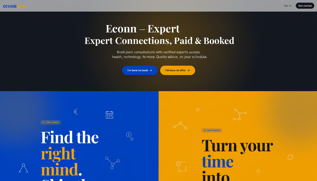 econn.pro — Verified expert consultations