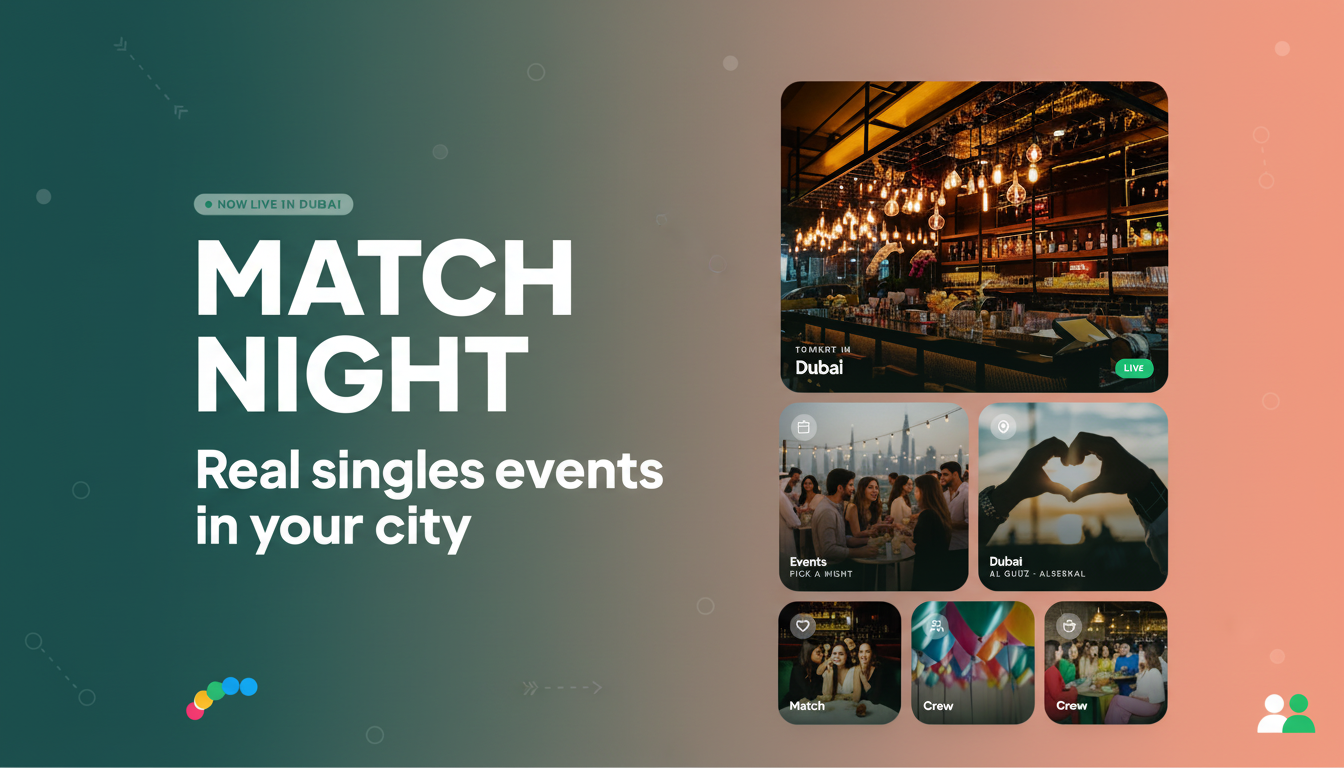 Match Night, Real singles events in your city