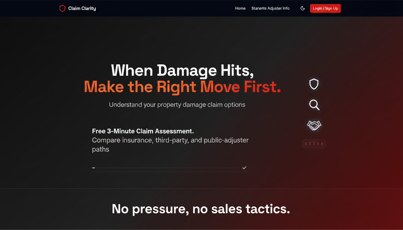 Claim Clarity — Understand your property damage claim options