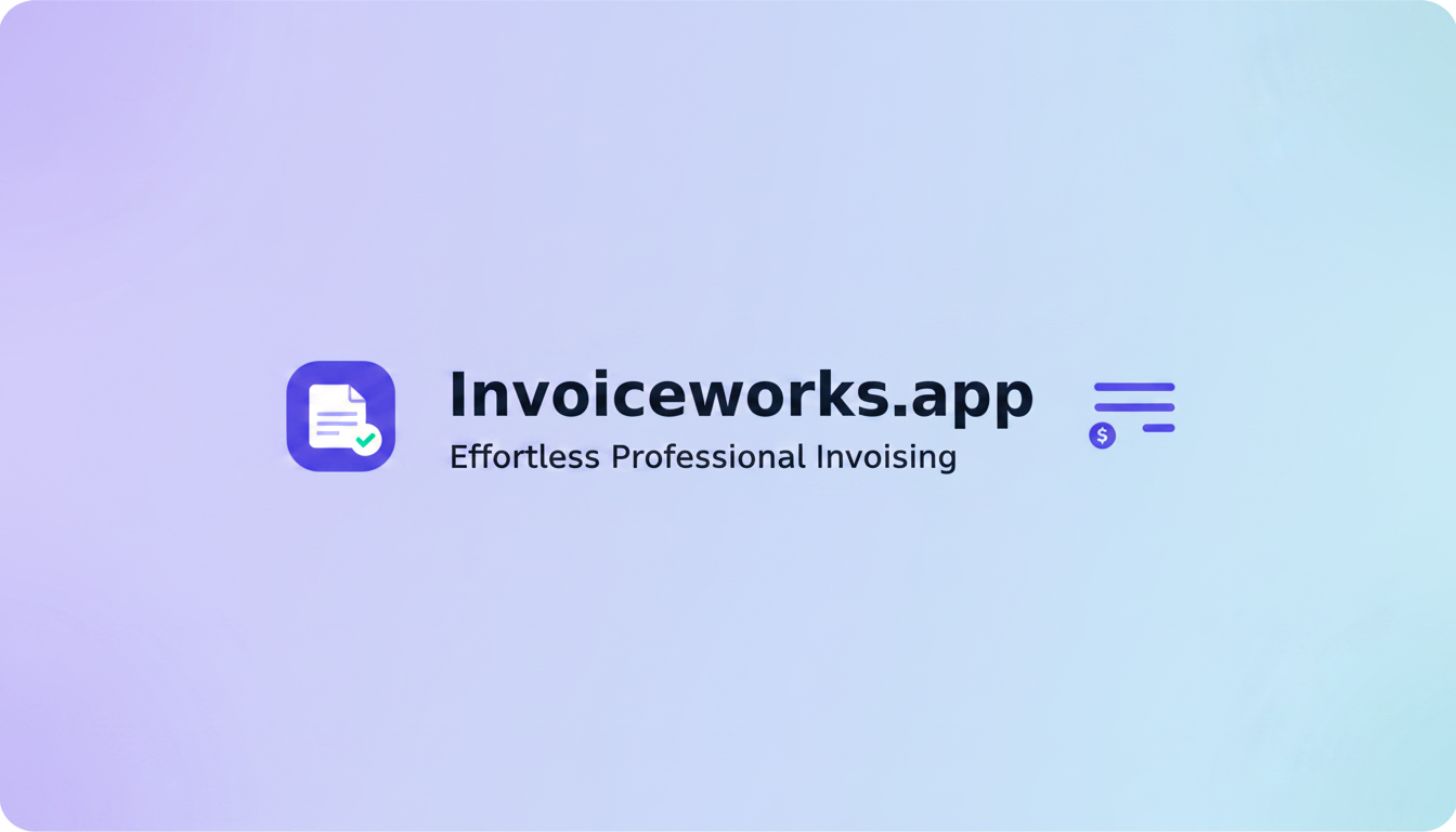 InvoiceWorks | Professional Invoice Generator
