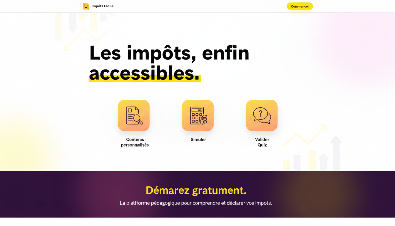 Impôts Facile — Apprenez la fiscalité française simplement