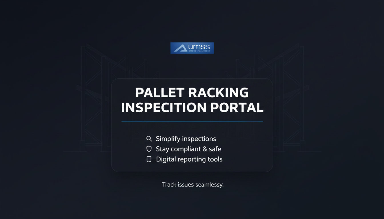 Pallet racking inspection portal