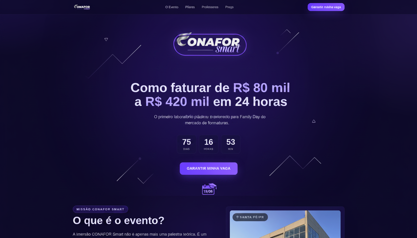 CONAFOR Smart — De R$ 80 mil a R$ 420 mil em 24 horas