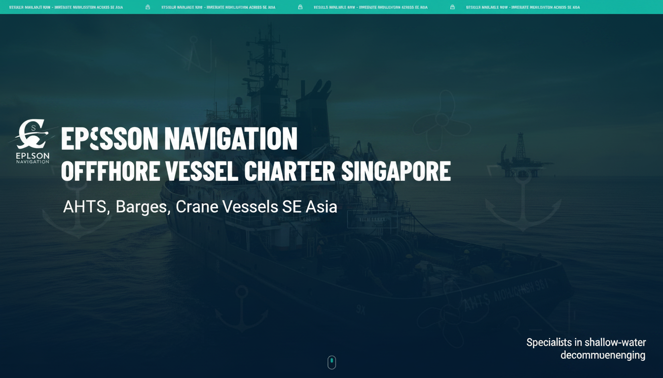 Ship Owner/Manager Singapore | AHTS Charter Southeast Asia | Epsilon ...