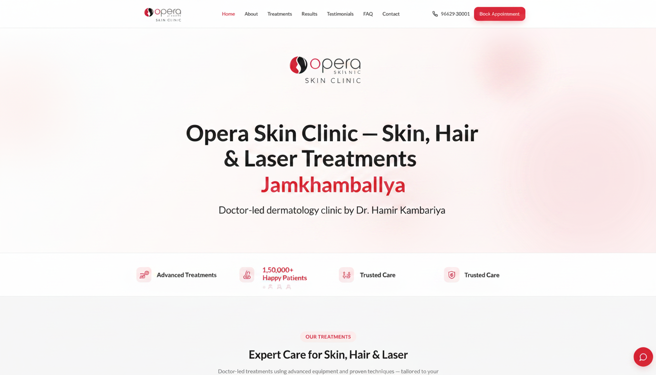 Opera Skin Clinic — Skin, Hair & Laser Treatments | Jamkhambhaliya