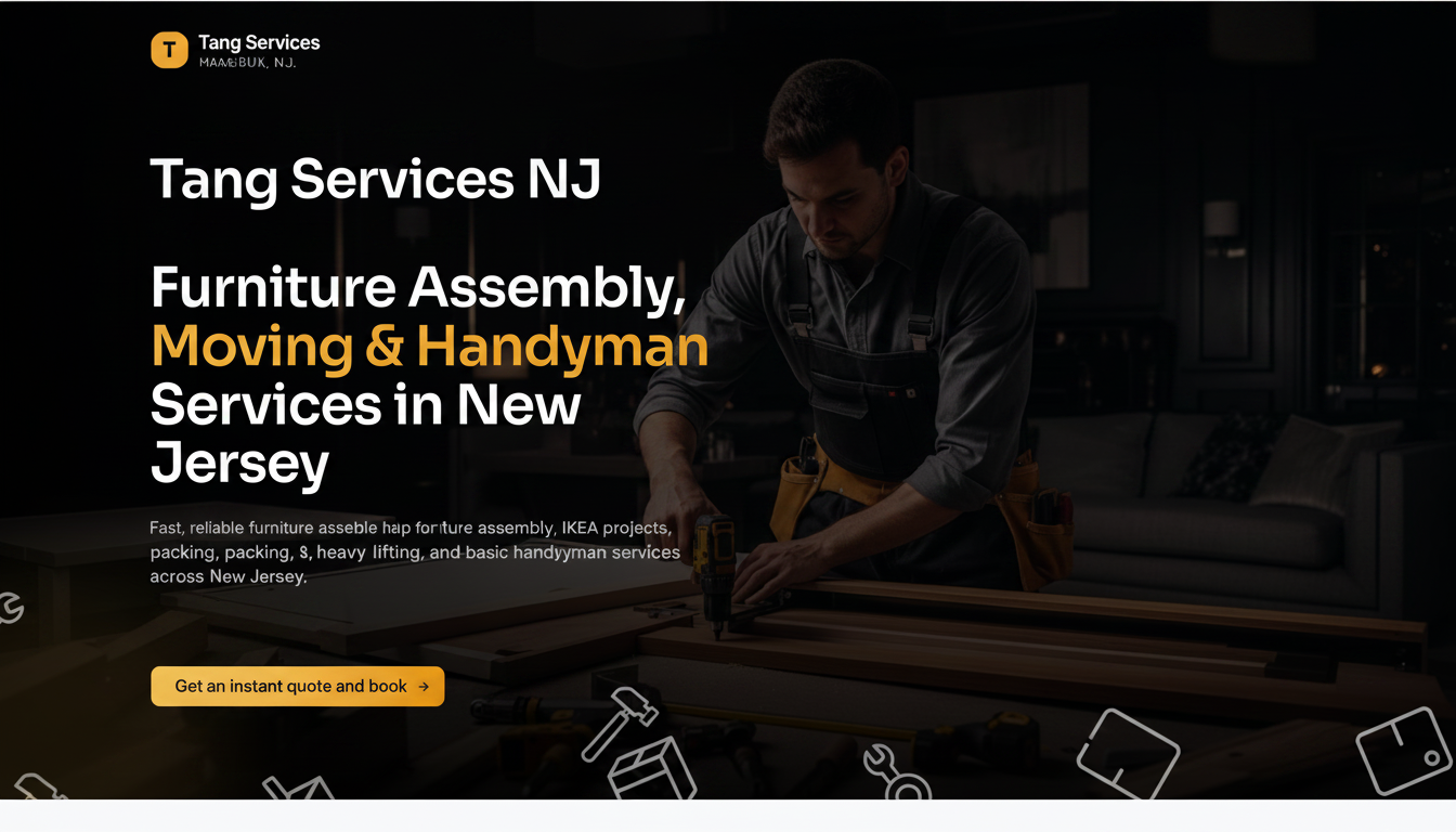 Get a Free Quote & Book — Tang Services NJ