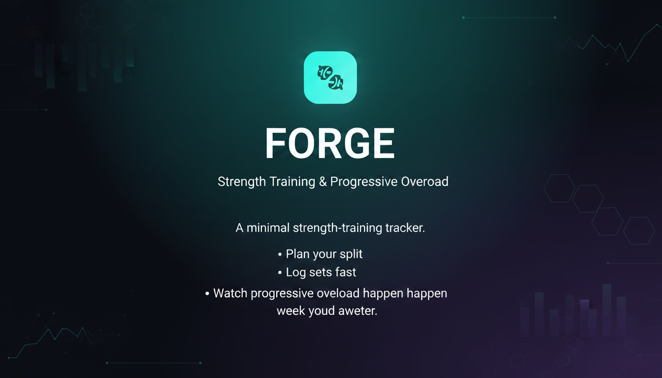 Forge — Strength Training & Progressive Overload