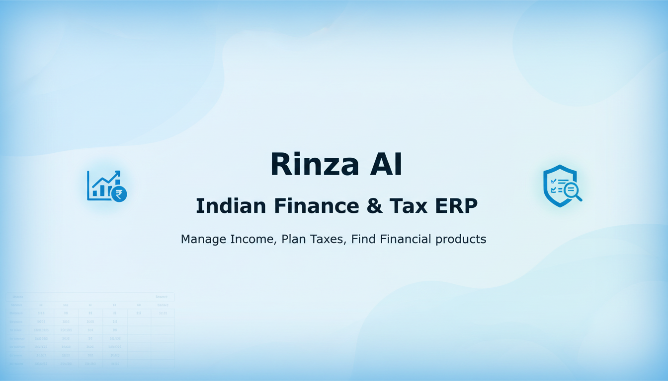Rinza AI — Save Tax Legally. File ITR Smarter.