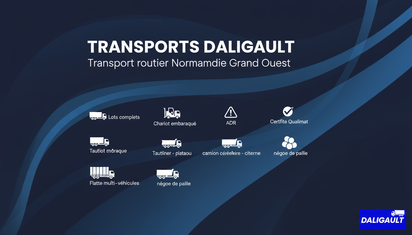 Transports Daligault — Transport routier ADR · Qualimat · Paille ...