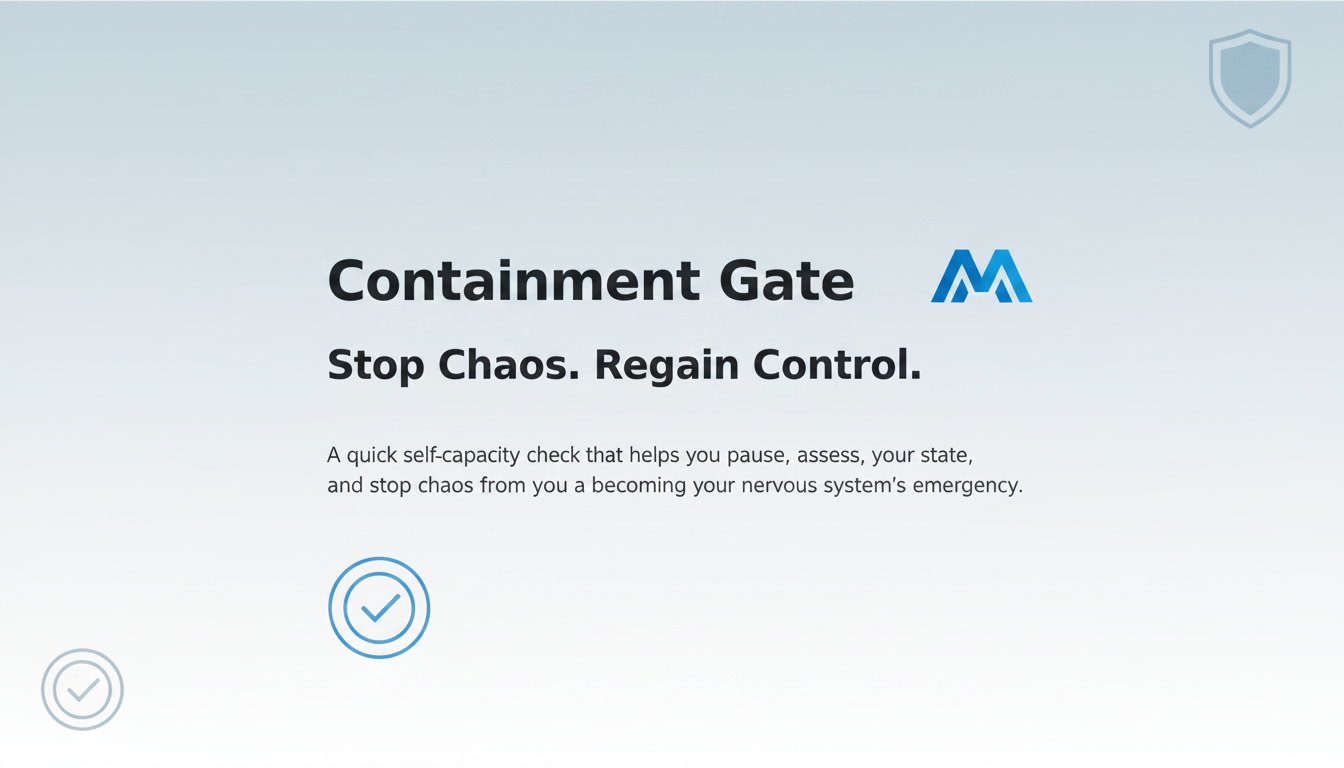 Client Containment Gate | Entrepreneur/Addict