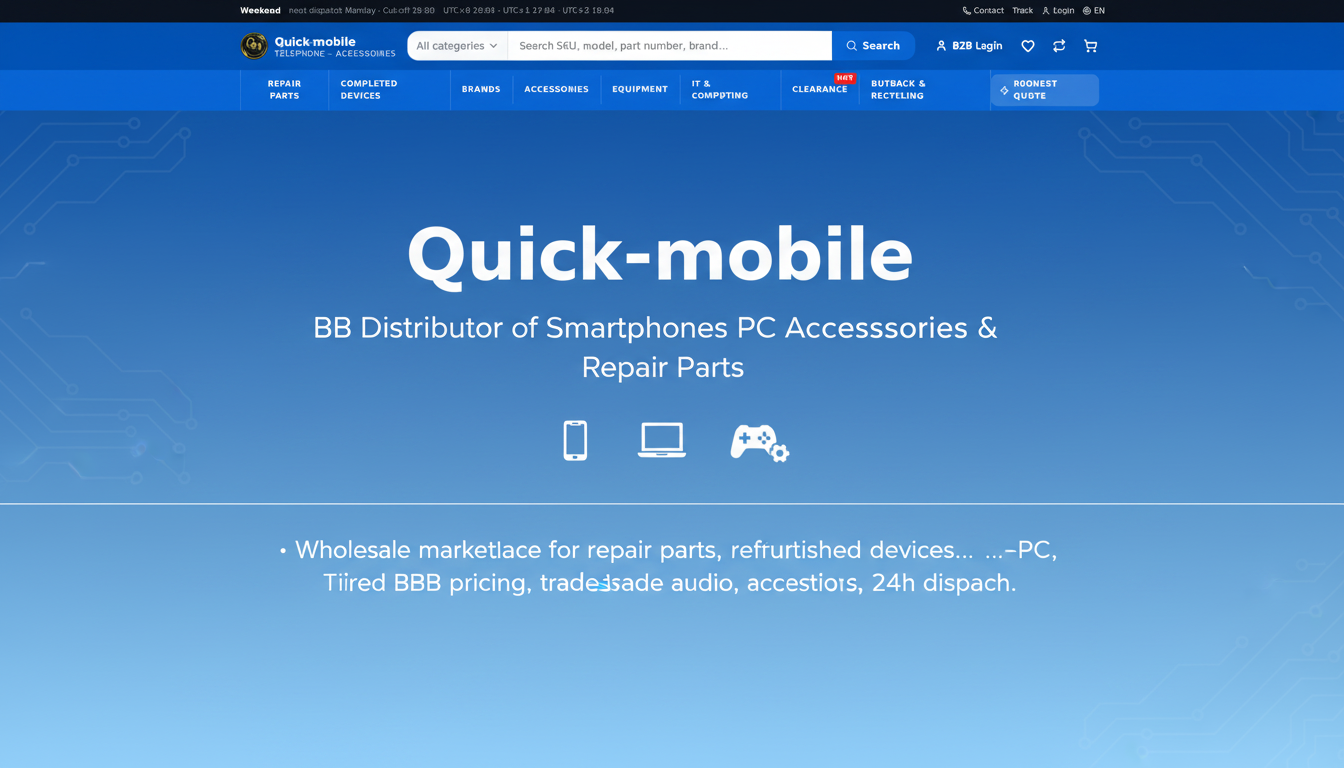 Quick-mobile — B2B Distributor of Smartphones, PC, Consoles ...