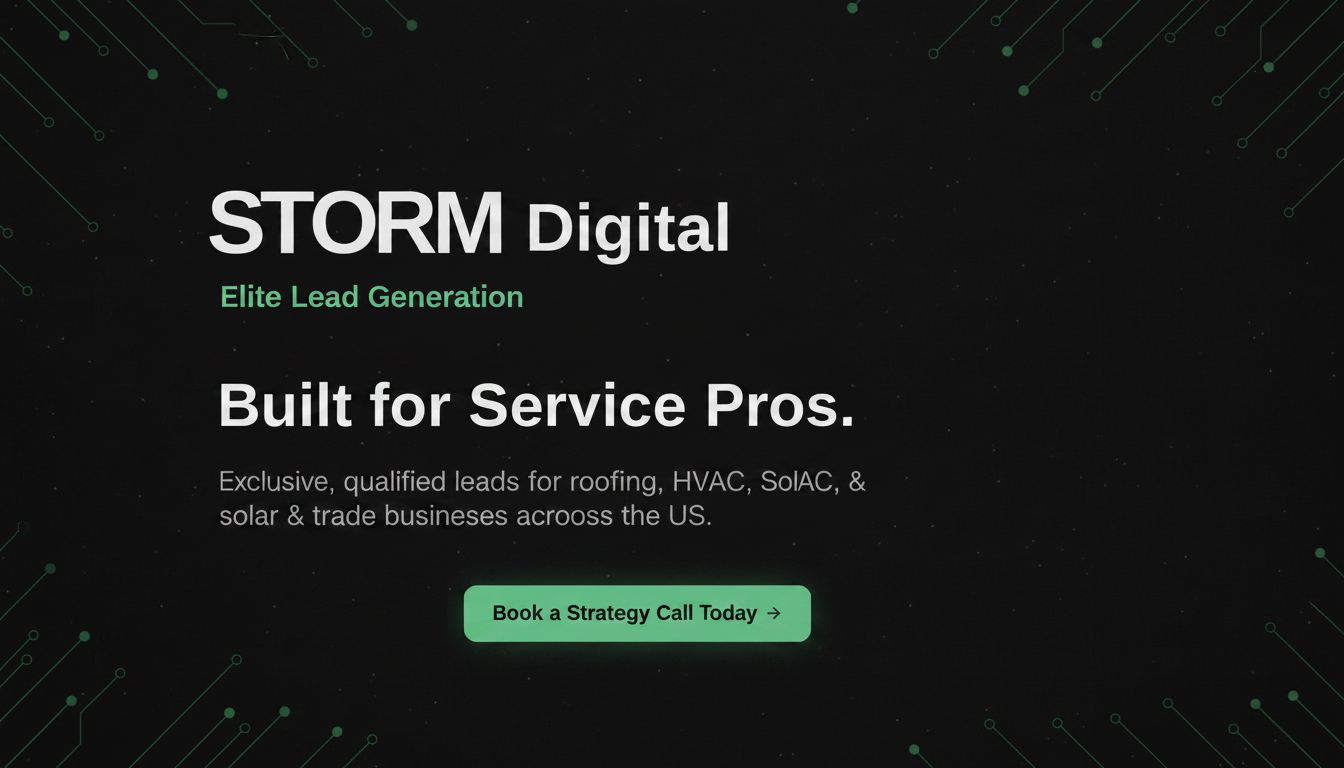 STORM Digital | Elite Lead Generation