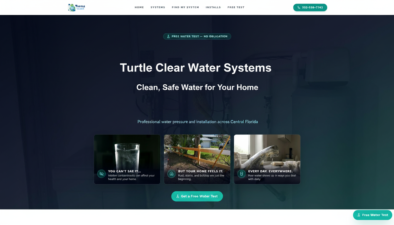 Turtle Clear Water Systems | Clean, Safe Water for Your Home