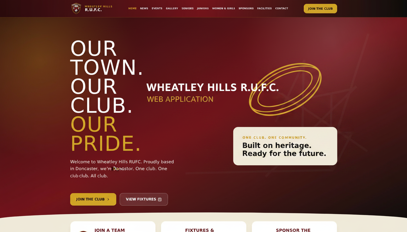 Wheatley Hills RUFC — Our Town. Our Club. Our Pride.