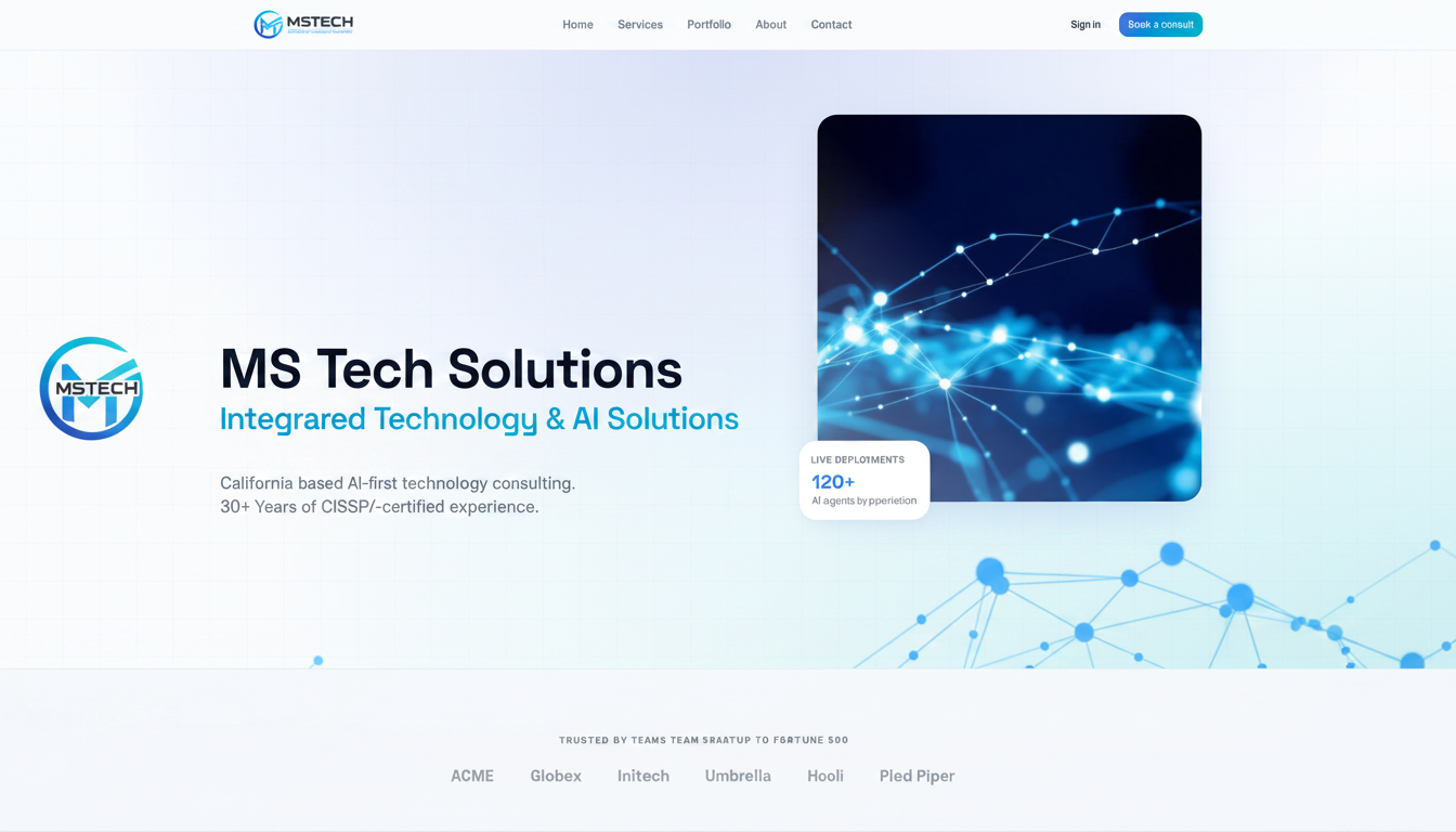 MS Tech Solutions - AI, Security & Custom Engineering