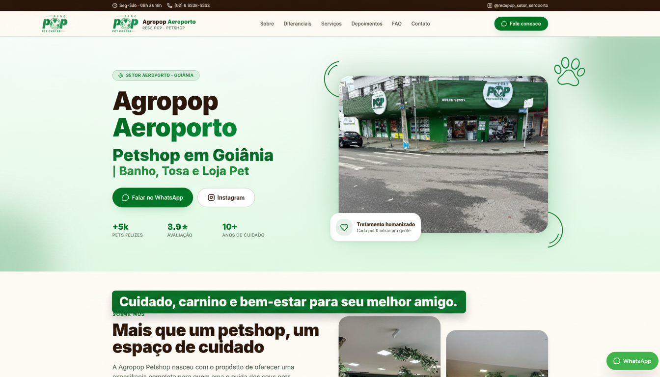 RedePop petcenter Aeroporto — Petshop em Goiânia | Banho, Tosa e Loja Pet