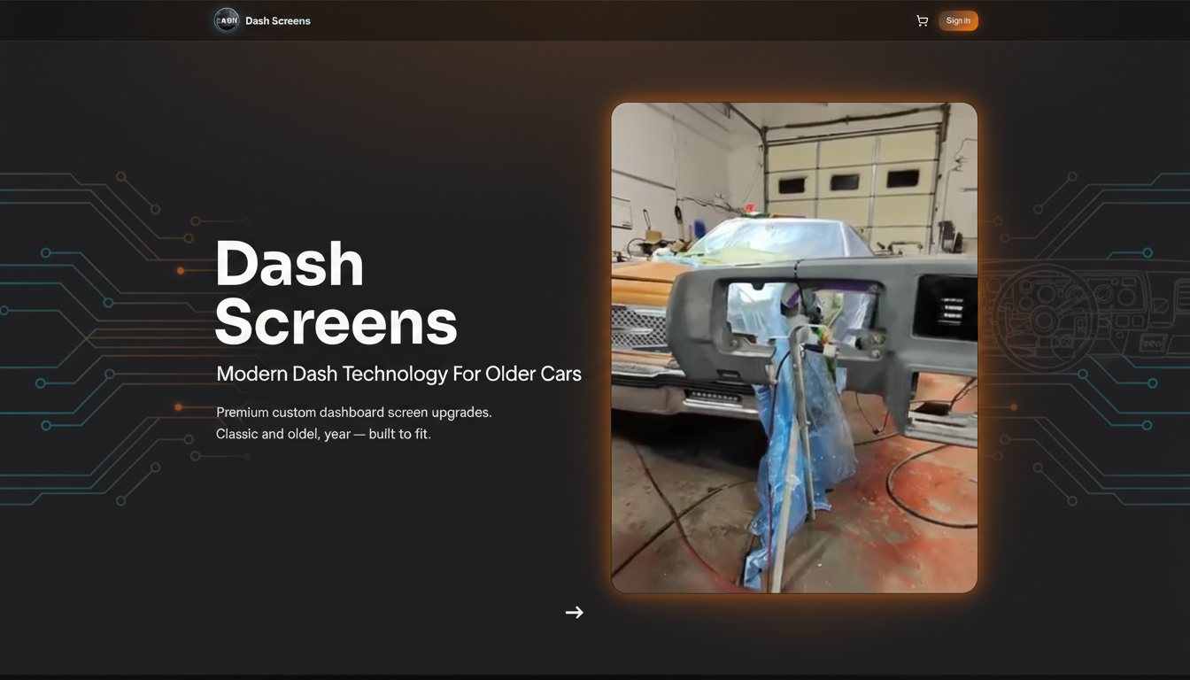 Dash Screens — Modern Dash Technology For Older Cars