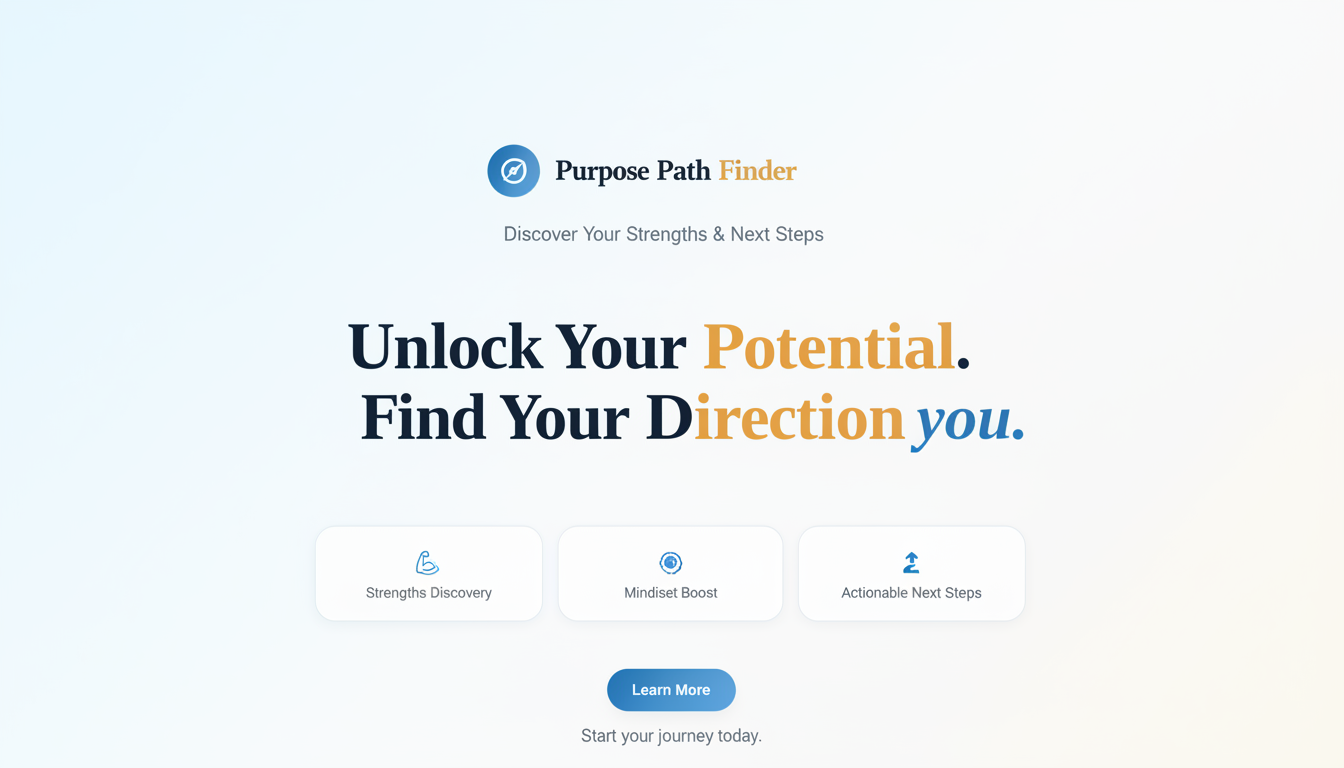 Your Results — Purpose Path Finder