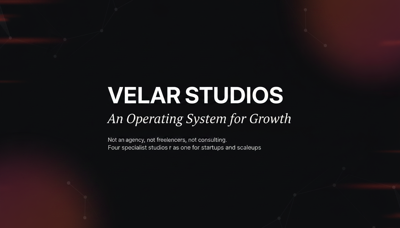 Velar Studios | An Operating System for Growth