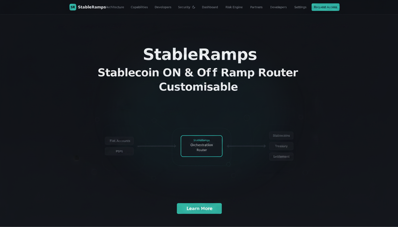 StableRamps | Stablecoin ON & OFF Ramp Router Customisable