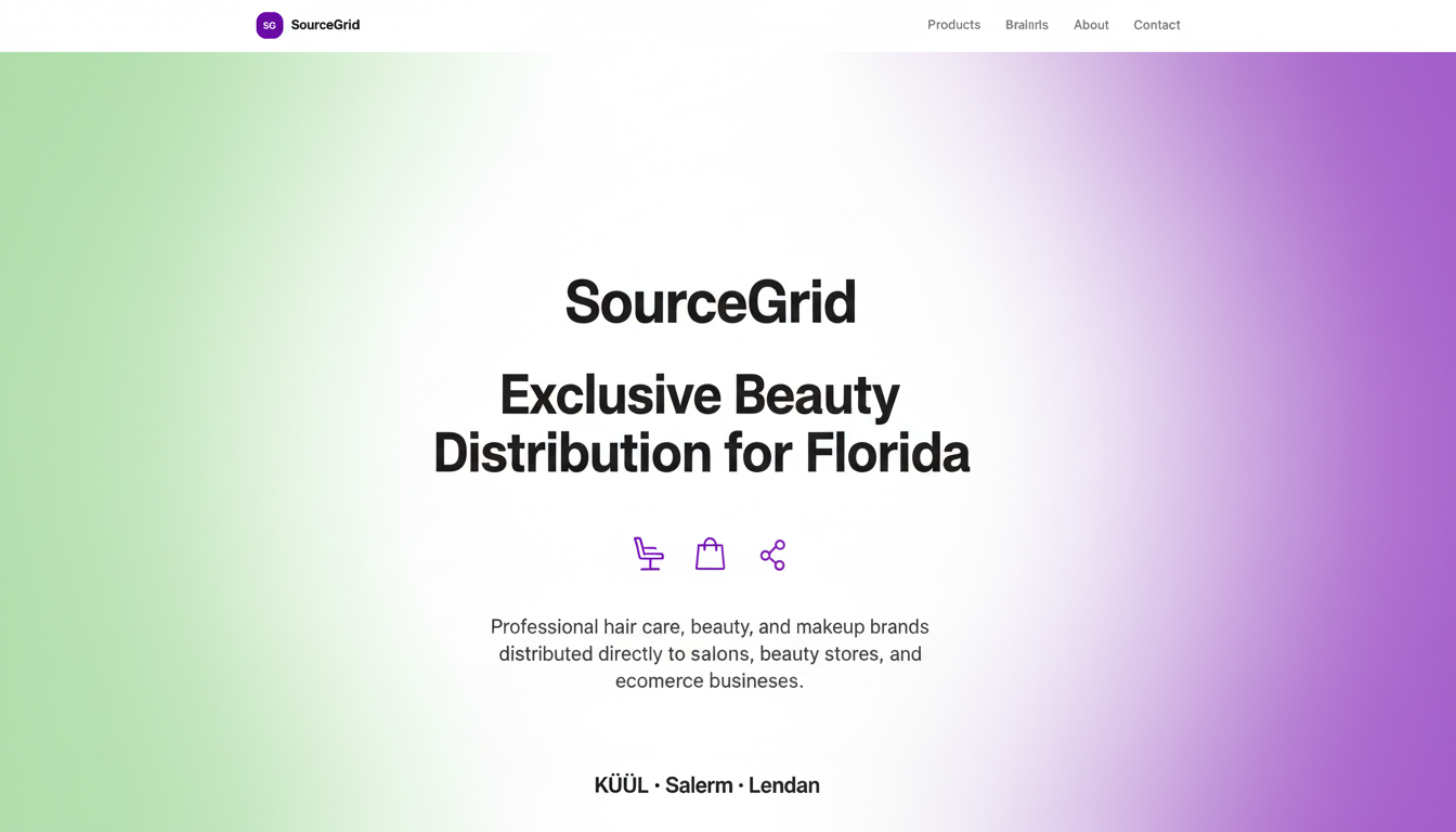 Wholesale Application — SourceGrid Beauty