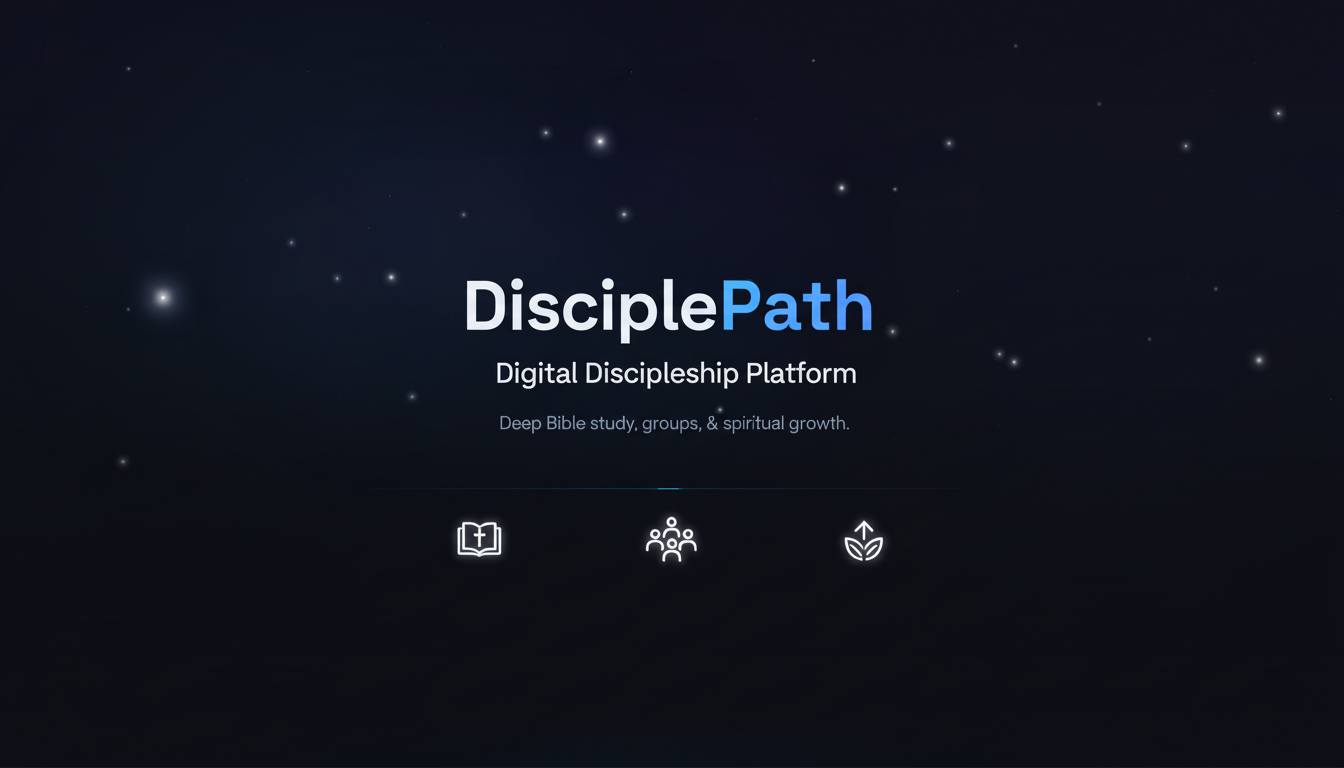 DisciplePath - Free Bible Study & Discipleship Platform