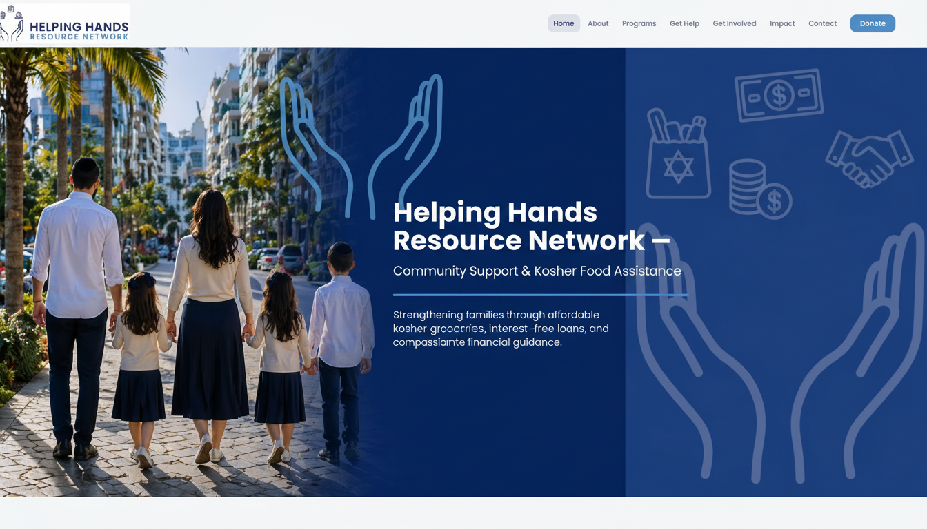 Helping Hands Resource Network — Community Support & Kosher Food Assistance