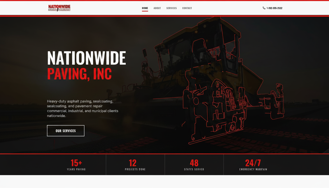 Contact Nationwide Paving — Request a Free Quote