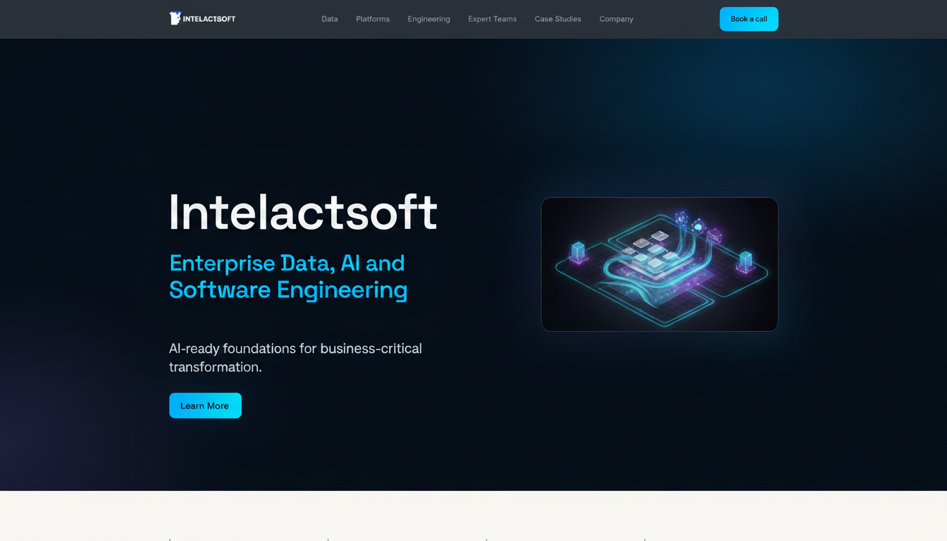 Intelactsoft | Enterprise Data, AI and Software Engineering