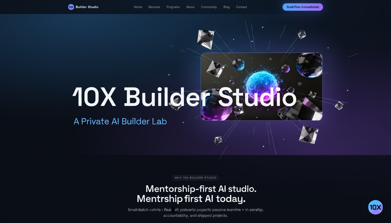10X Builder Studio — Become a 10X Builder