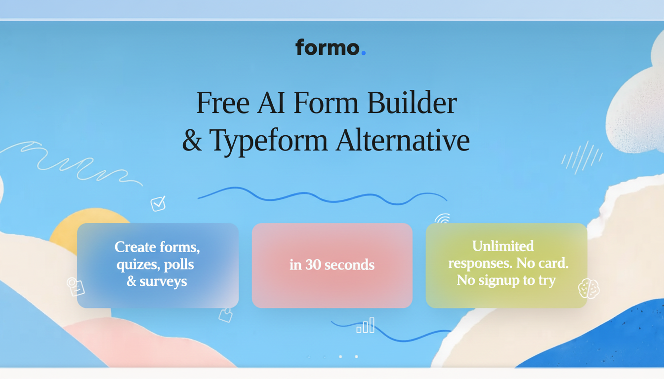 Formo. Forms built by AI. screenshot