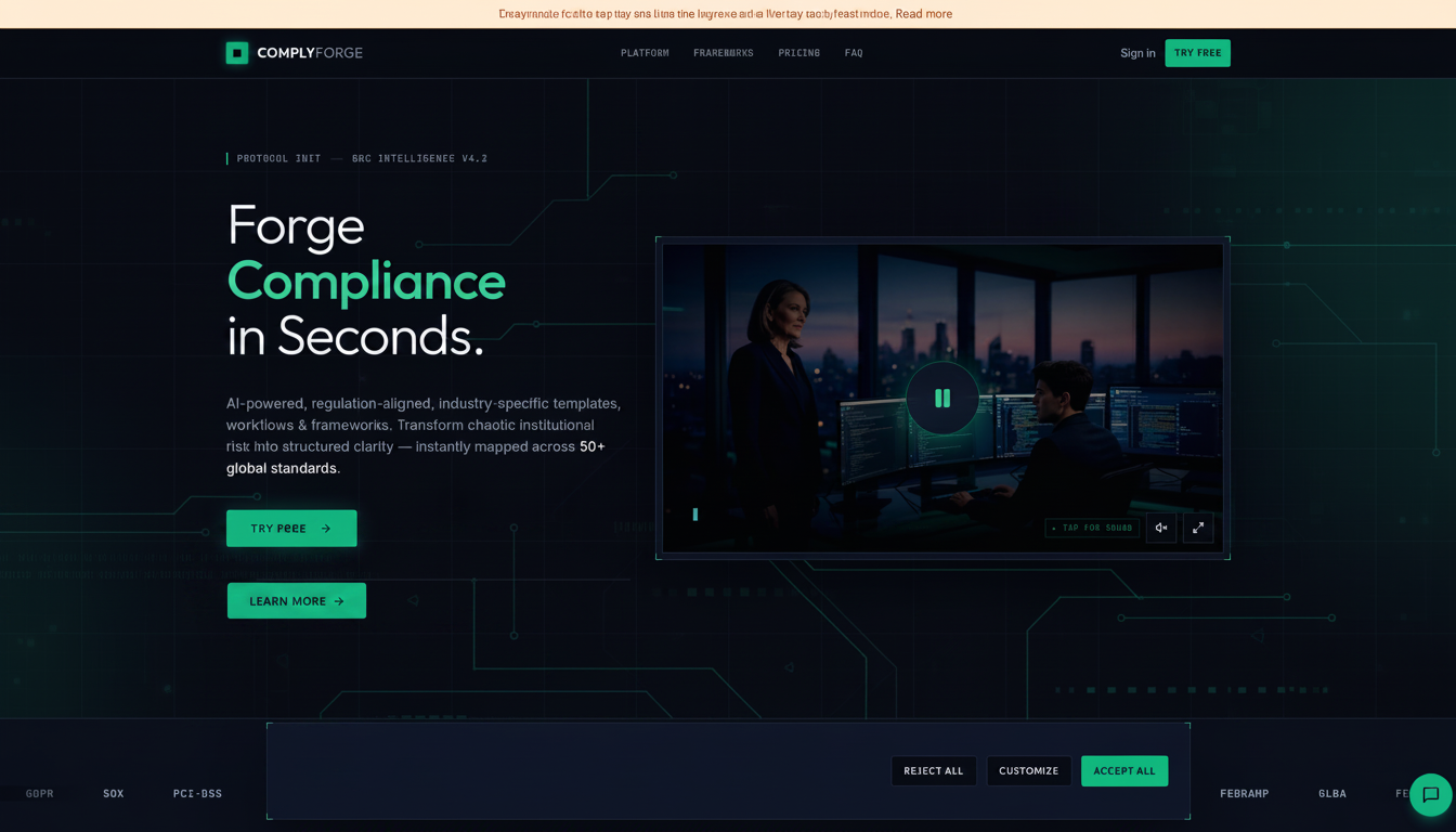 ComplyForge — AI Compliance Toolkit
