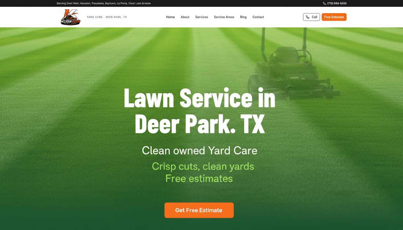 LONGHORN CLEANING & KLEAN KUTS DBA logo