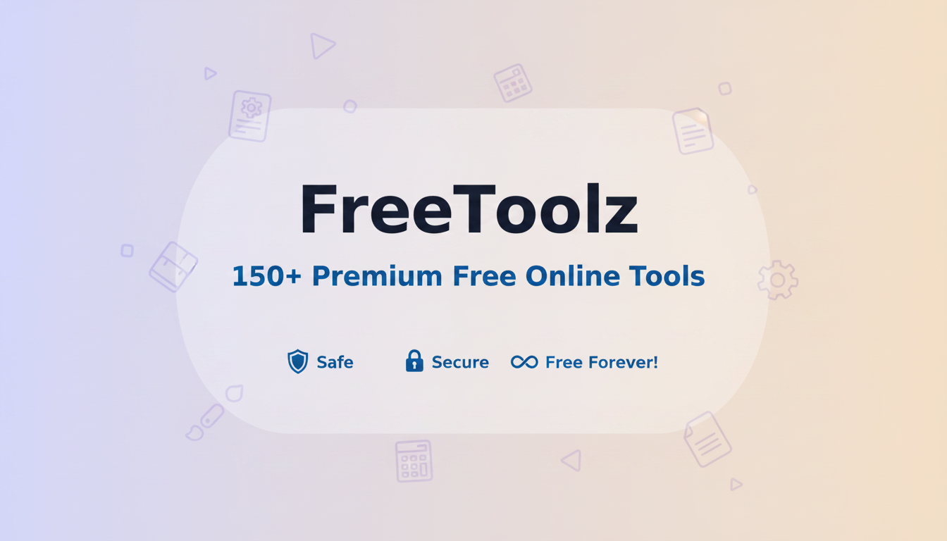 FreeToolz — Premium free online tools