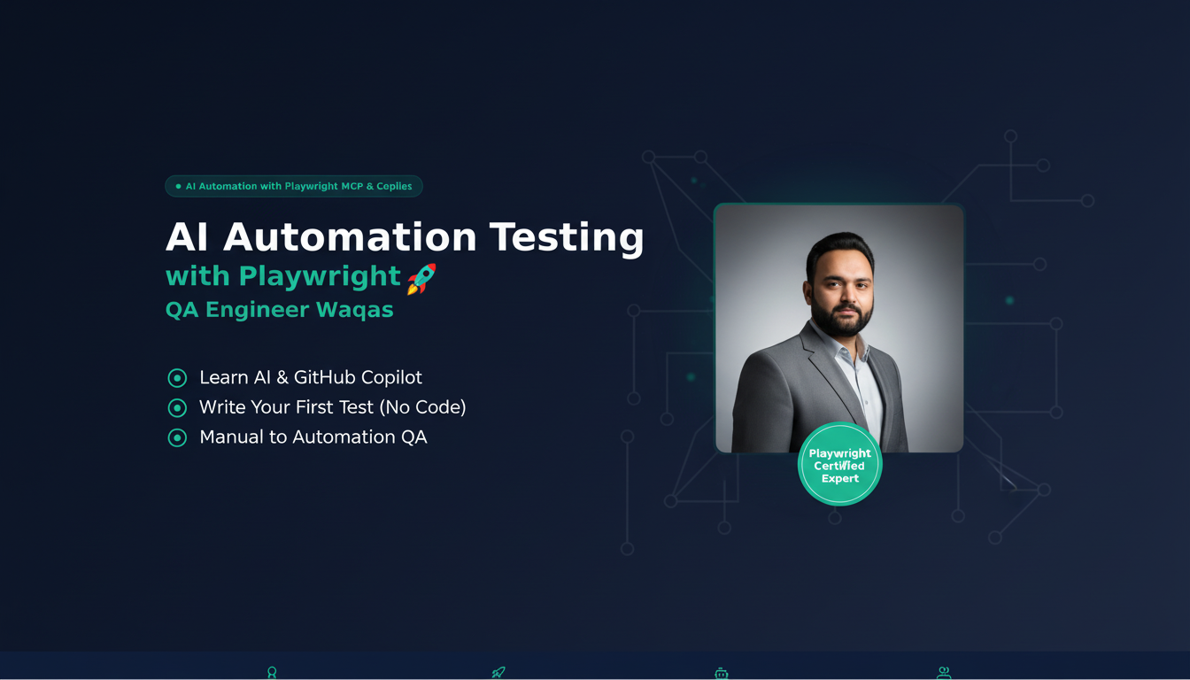 QA for AI-Built Apps | Waqas Ahmad — QA Engineer & AI Testing Mentor