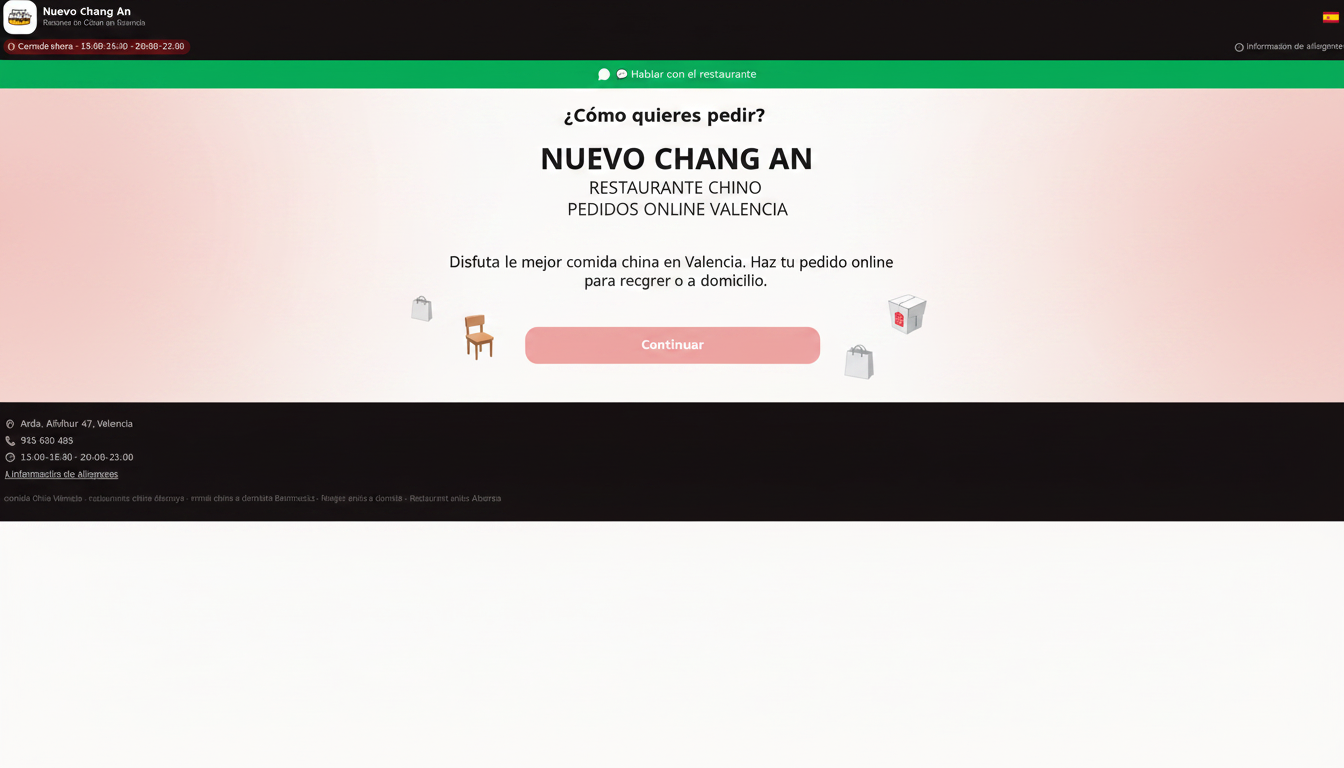 Nuevo Chang An, restaurantes chinos en Valencia