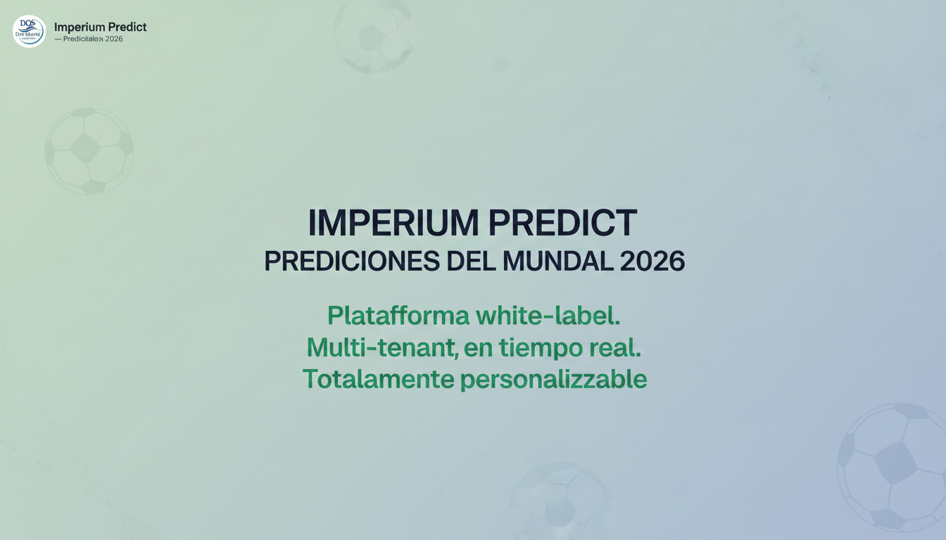 Imperium Predict — Predicciones del Mundial 2026