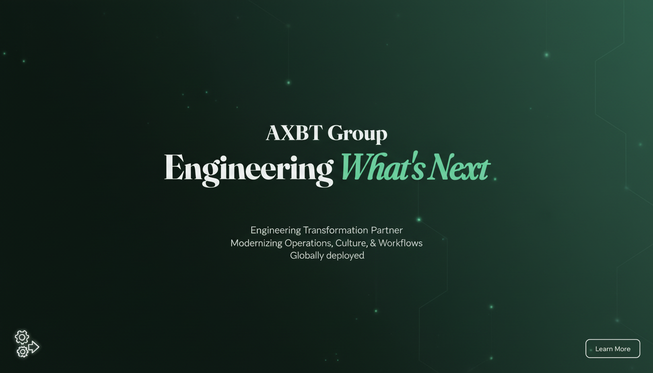 AXBT Group — Engineering What's Next