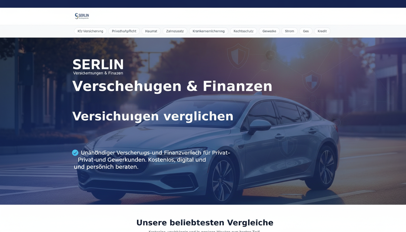 SERLIN Versicherungen & Finanzen | Versicherungen vergleichen