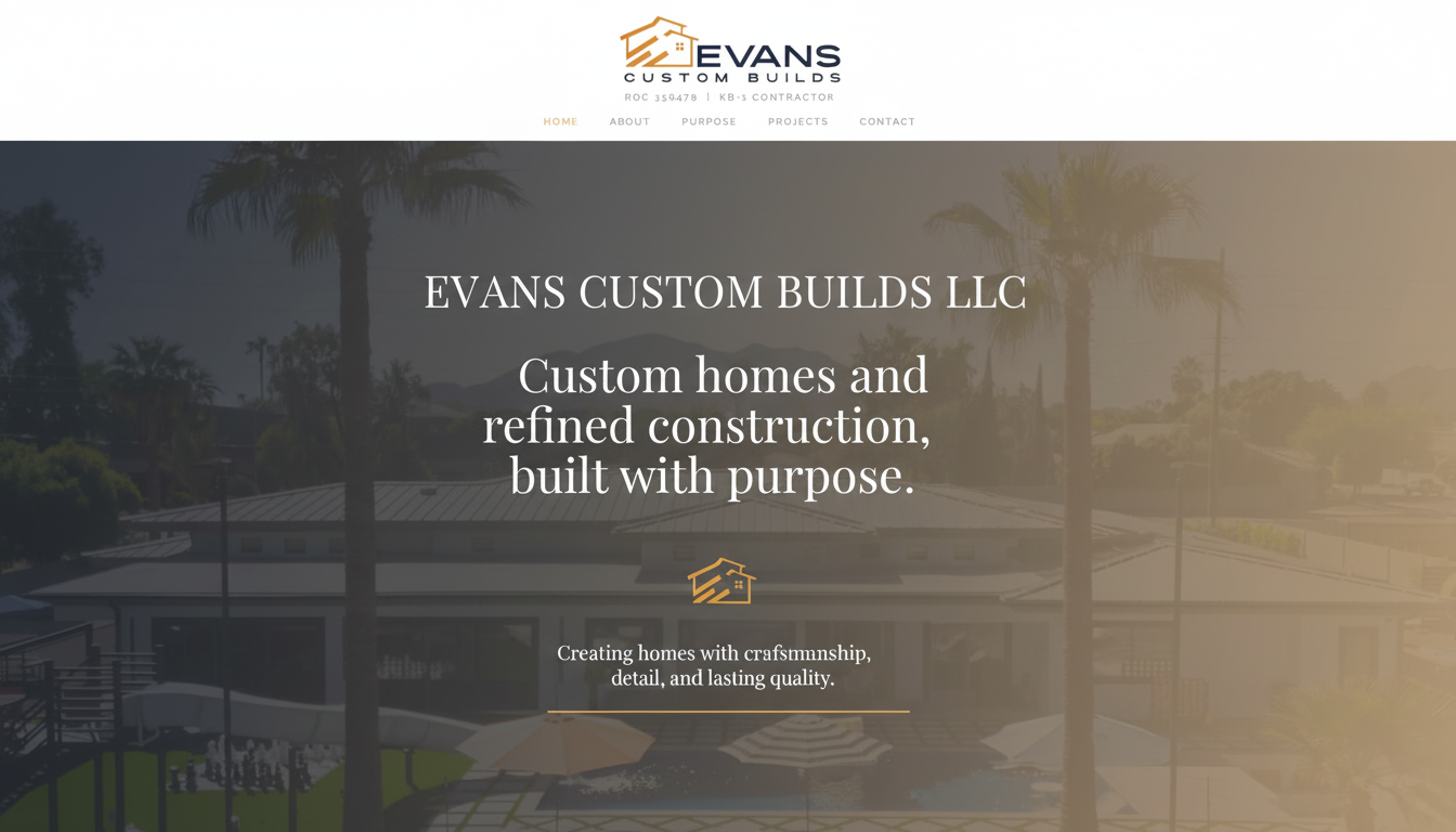Evans Custom Builds — Custom Homes & Renovations in Phoenix