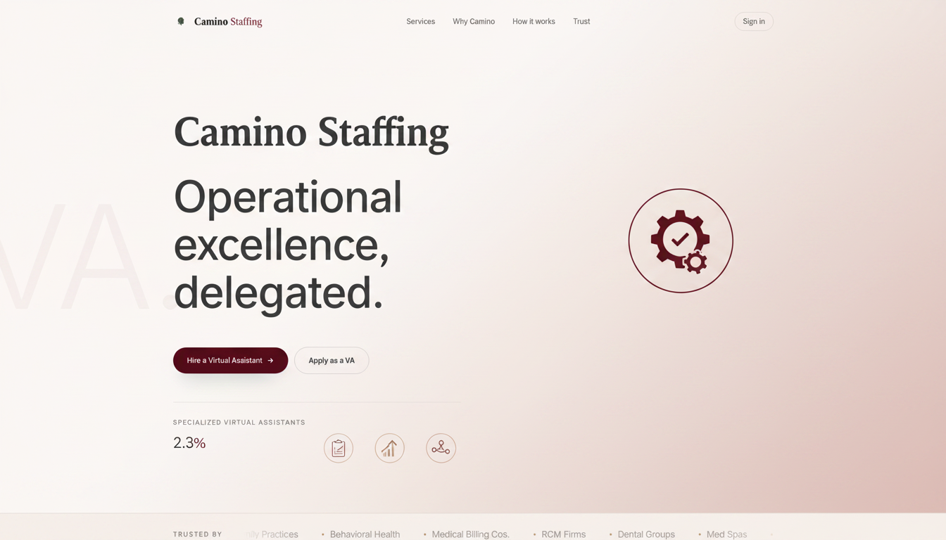 Camino Staffing Solutions — Specialized Virtual Assistants for ...