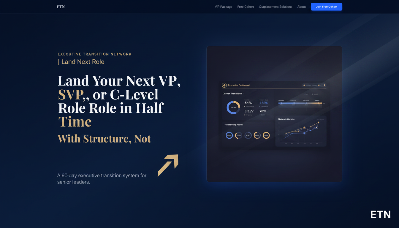 Executive Transition Room | Land Your Next Role in Half the Time