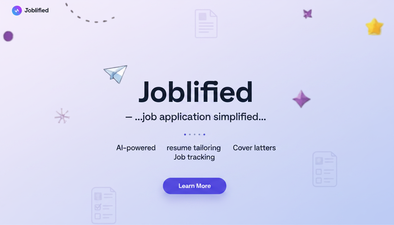 Joblified — ...job application simplified...