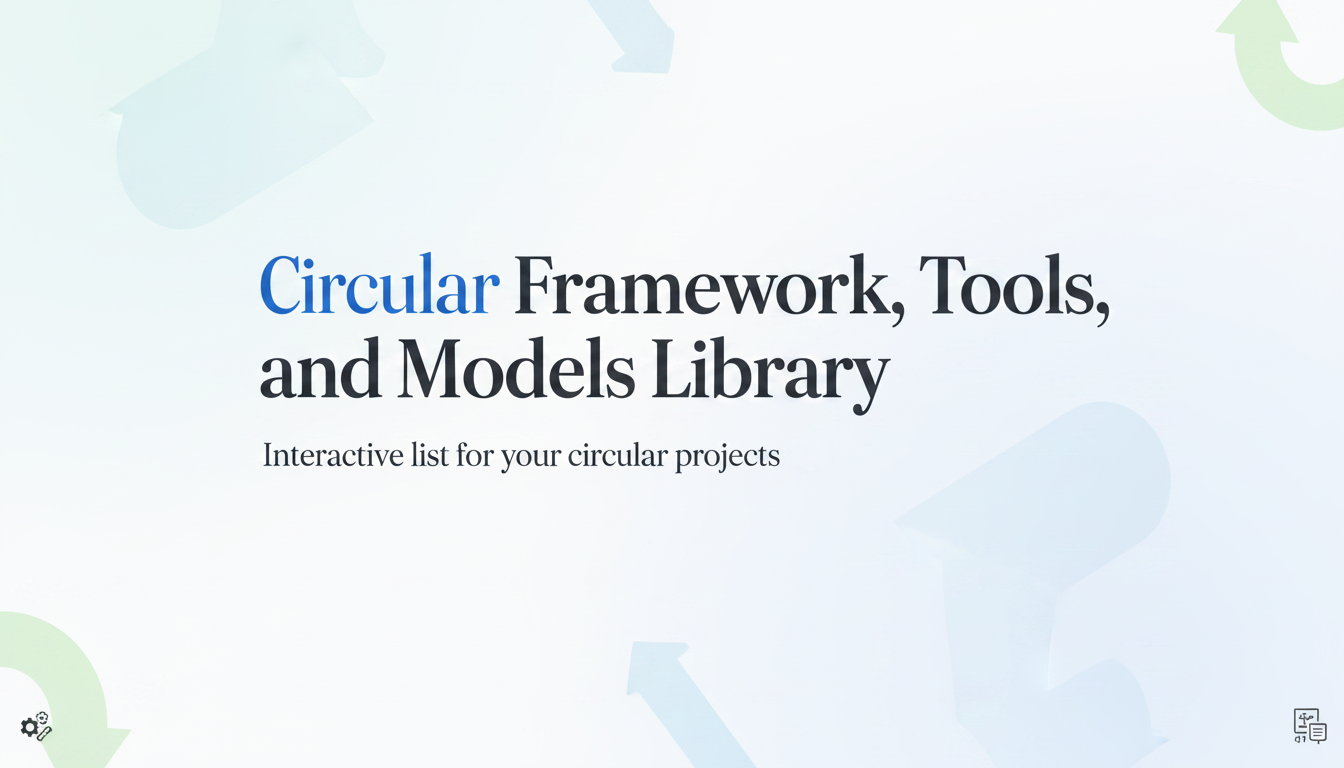 Circular Methods - The Circular Economists