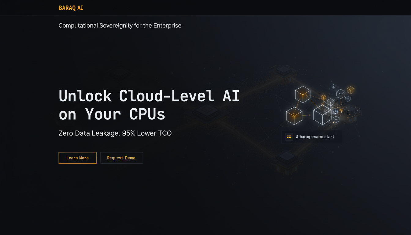 BARAQ AI · The Optimization Layer for Agent Harnesses