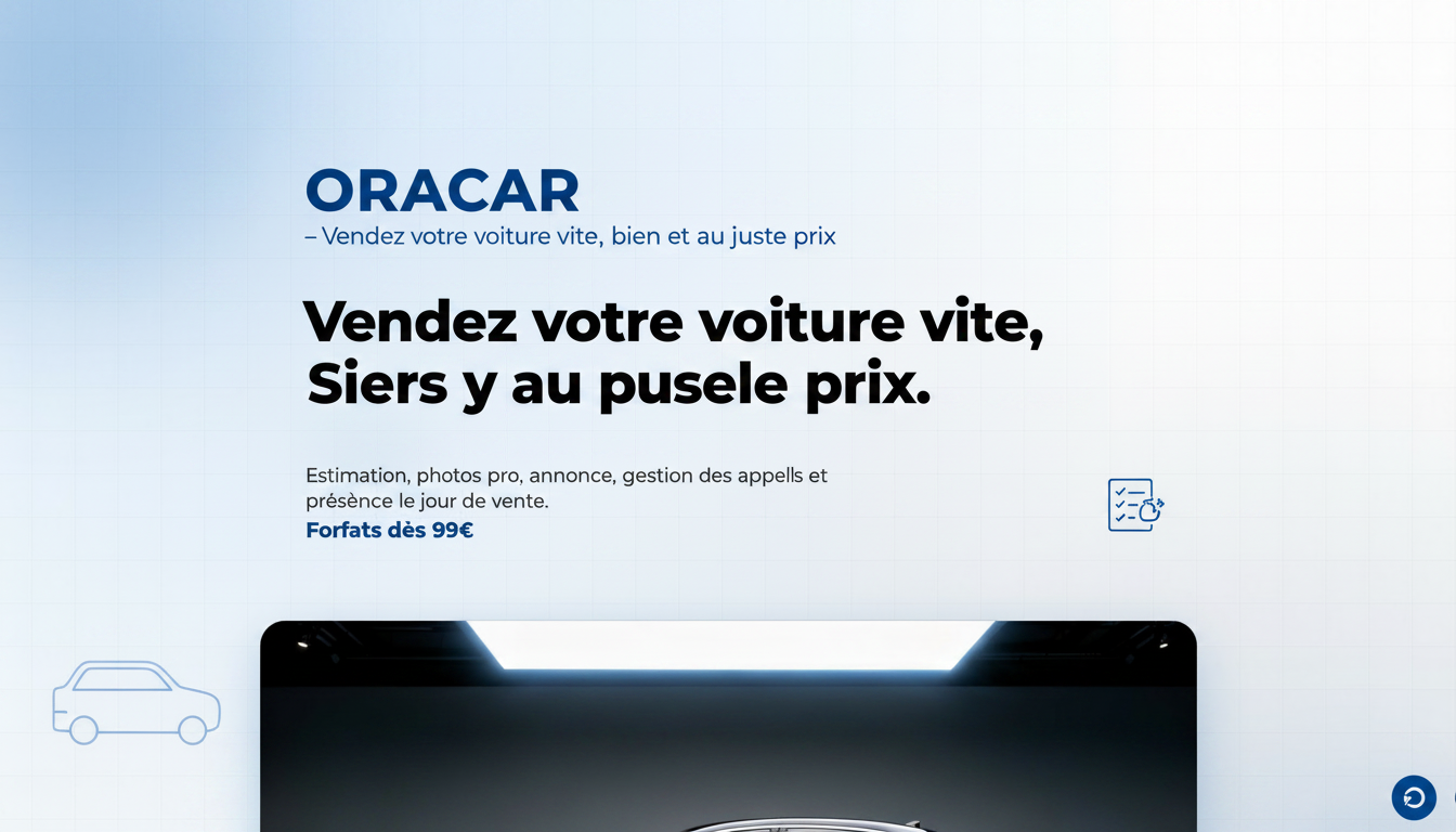 Oracar — Vendez votre voiture vite, bien et au juste prix